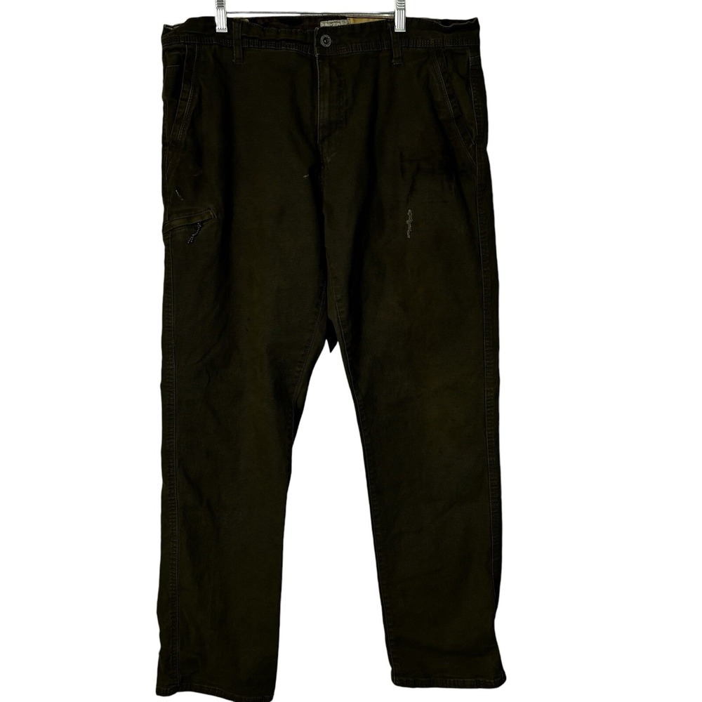 Weatherproof Jeans Mens 36x32 Green Outdoors Straight Leg‎ Vintage